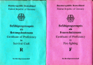 Rettungsbootmann und Feuerschutzmann