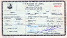 Certificate of Sea Service